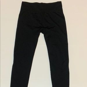 Black Fleece Lined Leggings